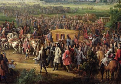 The Inauguration of the Church of the Invalides by Louis XIV by Pierre Denis Martin